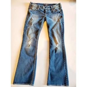 Silver tuesday jeans W31/L33 Juniors and Women's Bootcut Rodeo Western Glove
